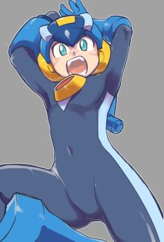 1boy bodysuit kirimoro mega_man_(series) mega_man_battle_network megaman.exe navel
