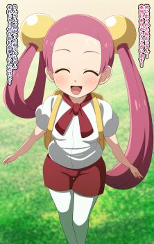 1girl highres mira_(pokemon) nintendo pink_hair pokemon pokemon_dppt solo twintails yugo-eti