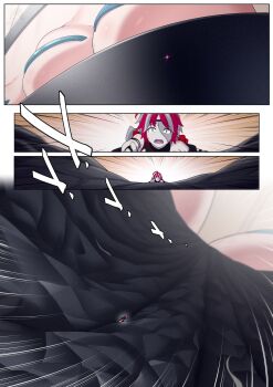 Rule 34 | absurdres, giant, giantess, highres, hololive, hololive indonesia, kureiji ollie, kureiji ollie (new year), mini person, minigirl, ninja, pavolia reine, pavolia reine (indonesian casual), platform sandals, sandals, shizeart, shrinking, toes, virtual youtuber