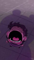 animated bear digimon highres meme monzaemon red_eyes sharp_teeth stuffed_animal stuffed_toy teddy_bear teeth video zipper zipper_pull_tab