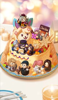 Rule 34 | akitaken (non faciem), blueberry, cake, candle, captain nemo (fate), captain nemo (first ascension) (fate), chaldea logo, chaldea security organization, character-themed food, commentary request, cookie, dessert, dual persona, english text, fate/grand order, fate (series), food, food focus, fou (fate), fruit, fujimaru ritsuka (female), goredolf musik, leonardo da vinci (caster) (fate), leonardo da vinci (fate), leonardo da vinci (fate/grand order), leonardo da vinci (rider) (fate), lime (fruit), lime slice, mash kyrielight, nemo (fate), no humans, novum chaldea, official art, olga marie animusphere, plate, raspberry, romani archaman, sherlock holmes (fate), sion eltnam (type-moon), sion eltnam sokaris, snowman, still life, strawberry, third-party source, variant set