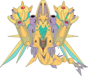 Rule 34 | aegisdramon, digimon, digimon (creature), dragon, floating, highres, horns, looking at viewer, solo, tail