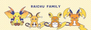 alolan_form alolan_raichu blue_eyes closed_mouth english_text fang fangs full_body gen_1_pokemon gen_7_pokemon looking_at_viewer mega_pokemon mega_raichu_x mega_raichu_y multiple_tails nintendo no_humans open_mouth orange_fur pokemon pokemon_(creature) pokemon_focus raichu red_eyes regional_and_normal ririkopoke sitting smile tail yellow_fur