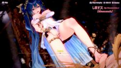 1boy 1girl 3d absurdly_long_hair ancient_greek_clothes animated ankle_strap barefoot black_ribbon blinking blue_eyes blue_hair branch breast_lift breasts breasts_out breath clothed_female_nude_male clothing_aside dress earrings eyebrows_hidden_by_hair feet female_focus female_masturbation femdom fingering footjob from_below full_body gold gold_earrings gradient_hair grass greco-roman_clothes hair_between_eyes hair_ornament hair_ribbon hand_on_own_arm head_out_of_frame head_tilt head_wreath hetero holding_own_arm iuno_(wuthering_waves) jewelry laurel_crown laurels leg_up legs light_rays long_hair long_legs long_sleeves long_twintails looking_at_another looking_down lying lying_on_grass masturbation medium_breasts multicolored_hair nail_polish nipples nude on_back open_clothes open_dress open_mouth outdoors panties panties_aside penis pussy pussy_juice pussy_juice_drip raised_eyebrows red_nails ribbon ring see-through_clothes see-through_dress shinaosumata solo_focus spread_pussy spread_toes standing standing_on_one_leg sun sunlight tacet_mark_(wuthering_waves) tagme tall_grass teeth thick_thighs thigh_strap thighs toes tongue tree twintails underwear very_long_hair video white_dress white_panties wuthering_waves