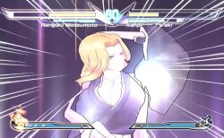 3d animated bleach bleach:_shattered_blade breasts cleavage bad_tag large_breasts long_hair matsumoto_rangiku tagme video video_game