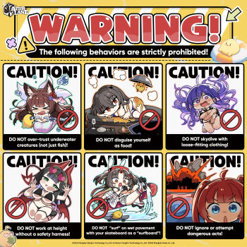 >_< ^^^ against_glass ahoge amagi_(azur_lane) amagi_(cv)_(azur_lane) amagi_(cv)_(the_mermaid_of_the_emerald_sea)_(azur_lane) animal_ear_fluff animal_ears azur_lane bikini black_bikini black_hair blush breast_press breasts breasts_on_glass brown_hair caution chibi chibi_only cleavage colored_inner_hair commentary demon_girl demon_horns demon_tail demon_wings drooling english_commentary english_text explosion eyewear_on_head fox_ears fox_girl fu_shun_(azur_lane) goetz_von_berlichingen_(azur_lane) goetz_von_berlichingen_(rapture_beneath_the_blood_moon)_(azur_lane) green_eyes grey_hair hand_on_glass heart heart-shaped_eyewear heart-shaped_pupils highres hikimayu holding holding_surfboard horns large_breasts looking_at_viewer lying manjuu_(azur_lane) mermaid_costume mogador_(azur_lane) mogador_(diving_for_desire)_(azur_lane) mole mole_under_eye mouth_drool multicolored_hair official_alternate_costume official_art on_side parted_bangs plate purple_eyes purple_hair red_eyes red_hair red_horns red_wings roller_skates saint-louis_(azur_lane) saint-louis_(holiness_to_haziness)_(azur_lane) shell shell_bikini shorts sign skateboard skates skydive slipping sunglasses surfboard swimsuit symbol-shaped_pupils tail thigh_strap twintails two_side_up warning_sign water white_shorts wings yellow_eyes z52_(azur_lane) z52_(sprintender_sommer!)_(azur_lane)