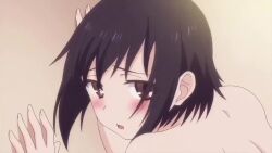 1boy 1girl against_wall animated anime_screenshot anus ass ayane_shirakawa barefoot bath bathing bathroom bathtub bikini black_bikini black_hair bouncing_breasts breasts brown_eyes brown_hair censored completely_nude cum curvy ejaculation english_text full_body hetero kotone_shirakawa large_breasts leg_lock long_hair moaning multiple_girls narrow_waist nipples nude overflow_(anime) pull_out pussy sex sex_from_behind short_hair smile sound standing straddling studio_hokiboshi subtitled swimsuit uncensored upright_straddle vaginal video wet white_bikini wide_hips