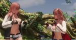3d animated bouncing_breasts breasts cleavage dead_or_alive dead_or_alive_6 honoka_(doa) large_breasts long_hair tagme underboob video