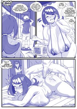 1boy 2girls :o age_difference ahoge anal ash_ketchum bikini breast_press breasts caught closed_eyes cum cum_in_ass cum_on_body english_text facial happy huge_breasts huge_penis huge_testicles kogeikun lana's_mother_(pokemon) lana_(pokemon) long_hair looking_at_viewer lying medium_hair multiple_girls nintendo nipples nude partially_undressed penis pokemon pokemon_(anime) pokemon_the_series:_sun_&amp;_moon ponytail rolling_eyes sex sex_from_behind short_hair smile speech_bubble swimsuit testicles veins veiny_penis