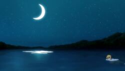 1boy 1girl akagami_akemitsu animated anime_screenshot aoba_tsukuyo ass bare_shoulders bikini blonde_hair blush breasts censored censored_nipples character_censor cleavage covering_breasts covering_crotch covering_one_breast covering_privates hetero highres kiss large_breasts matching_hair/eyes mermaid monster_girl moon navel night novelty_censor nude nyagosuke ocean out-of-frame_censoring outdoors quicksand red_eyes red_hair shell shell_bikini short_hair sky smile sound sparkle star_(sky) starfish starry_sky subtitled sweat sweatdrop swimming temple_(series) underwater undressing video water wet