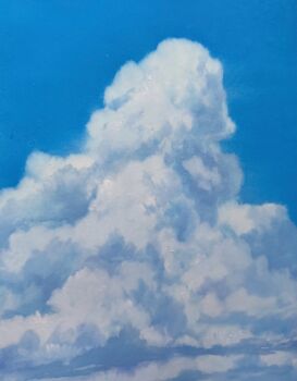 Rule 34 | blue sky, cloud, cloudy sky, commentary request, cumulonimbus cloud, day, highres, nava0under, no humans, original, outdoors, scenery, sky, sky focus