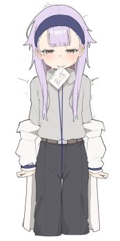 1girl absurdres blush highres kitsunezuka-sensei long_hair pink_hair s10021 school_uniform seitokai_ni_mo_ana_wa_aru! solo white_background