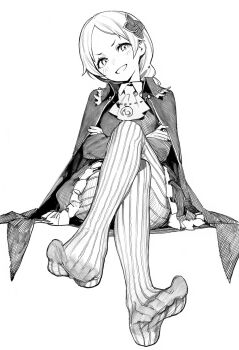 drowsy_sheep feet meili_portroute monochrome re:zero_kara_hajimeru_isekai_seikatsu tagme