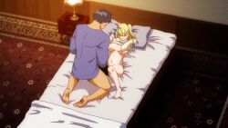 Rule 34 | 1boy, 1girl, animated, anime screenshot, anus, ass, assisted exposure, black eyes, black hair, blonde hair, blush, bouncing breasts, breast sucking, breasts, bulge, censored, condom, crotch rub, cum, doggystyle, dress, ejaculation, erection, french kiss, grabbing another's ass, groping, highres, holding hands, kanna (yamitsuki pheromone), kiss, kouji (yamitsuki pheromone), large breasts, love hotel, missionary, mosaic censoring, nipple stimulation, nipples, nude, pants, penis, penis grab, pillow, purple eyes, pussy, pussy juice, robe, sex, sex from behind, shirt, sound, standing, standing sex, subtitled, suspended congress, sweater, sweater dress, tagme, top-down bottom-up, undressing, vaginal, video, yamitsuki pheromone the animation