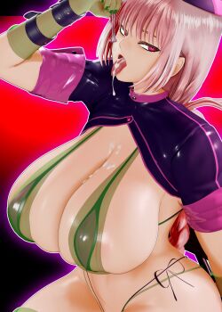 Rule 34 | 1girl, 3d, 6thchariot, absurdres, bikini, blender (medium), braid, breasts, commentary, condom, cum, cumdrip, drinking, elbow gloves, english commentary, expressionless, fate/grand order, fate (series), florence nightingale (fate), florence nightingale (trick or treatment) (fate), g-string, gloves, halloween, hat, highres, huge breasts, large breasts, long hair, looking at viewer, micro bikini, navel, nurse, nurse cap, outline, pink hair, red eyes, solo, swimsuit, thong, used condom, white outline