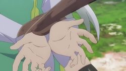 1girl ahegao animated anime_screenshot arms_up ass bdsm bird black_thighhighs blush bondage bouncing_breasts bound breasts cameltoe choke_hold closed_eyes clothing_aside clothing_cutout collarbone crotch_rub crying dress dress_aside english_text frottage futoku_no_guild green_dress grey_hair grinding grinding_over_clothes highres hip_vent lifting_another's_clothes loli long_sleeves maidena_angers molestation nipple_pull nipple_stimulation nipple_tweak nipples one_eye_closed open_clothes open_dress open_mouth panties pussy_juice_stain rape red_eyes saliva skindentation small_breasts sound strangling subtitled tearing_up tears tentacles tentacles_under_clothes thick_thighs thighhighs thighs tongue tongue_out underwear video white_panties