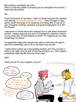 2girls a.i._voice adachi_rei ahoge bespectacled black_pants calculus clipboard commentary dalasquil drill_hair english_commentary english_text feet_out_of_frame from_side glasses grey_shirt highres holding holding_clipboard jacket kasane_teto laser_pointer limited_palette long_sleeves looking_at_another math multiple_girls one_side_up orange_hair pants red_hair shirt speech_bubble teaching text_focus twin_drills utau white_jacket