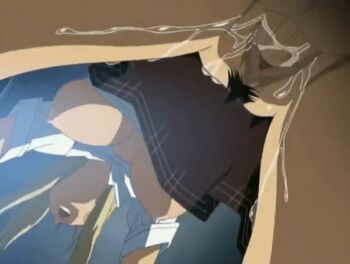 00s 1boy 1girl 2004 animated animated_gif ass balcony blonde_hair clothed_sex dark_skin doggystyle dress fat fat_man foxy_nudes ganguro gyaru hana_no_joshi_ana:_newscaster_etsuko hands_on_another&#039;s_waist hetero huge_ass long_hair lowres makeup nipples nude old old_man penis public_indecency purple_hair pussy pussy_juice rape school_uniform sex sex_from_behind shirt tagme tan uncensored vaginal wakabayashi_mayumi white_shirt