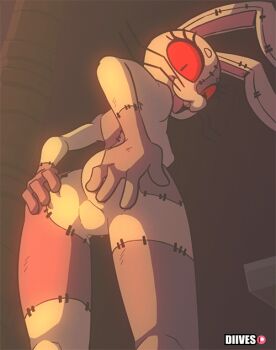 1girl 2024 animated animated_gif artist_logo artist_name ass ass_focus ass_shake black_eyes bodysuit breasts buck_teeth colored_sclera covered_erect_nipples curvy diives eyelashes fat_mons female_focus five_nights_at_freddy's five_nights_at_freddy's:_security_breach from_behind grabbing_own_ass grey_fur logo looking_at_viewer looking_back looking_down medium_breasts narrow_waist nipples no_pussy open_mouth patreon_logo patreon_username presenting pussy rabbit rabbit_ears rabbit_girl raised_eyebrows red_sclera shaking sideboob skin_tight smile solo solo_focus spread_ass standing static steel_wool_studios stitches teasing teeth thick_thighs thighs tight_clothes tongue upper_body vanny_(fnaf) whiskers white_fur wide-eyed wide_hips