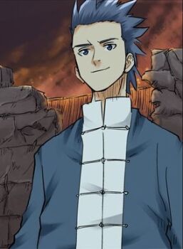 1boy bad_tag colored_skin grey_eyes helmet lu_piao male_focus manga_illustration manga_page tales_of_demons_and_gods tunic white_skin