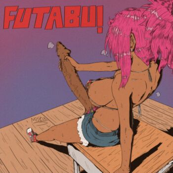 1futa absurdres american_flag american_flag_bikini american_flag_print artist_name ass back bikini breasts breath copyright_name dark-skinned_female dark_nipples dark_skin earrings ellen_(futabu) erection film_grain flag_print flag_print_bikini foreskin from_behind futabu futanari gyaru highres huge_ass huge_penis jewelry large_areolae large_breasts large_nipples long_foreskin masturbation mistajaay nipples penis pink_hair print_bikini pubic_hair retro_artstyle self-upload shoes short_shorts shorts sitting sneakers solo steam steaming_body sweat sweatdrop swimsuit talking