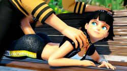 1boy 1girl 3d age_difference anal animated ass black_hair blonde_hair blue_eyes boruto:_naruto_next_generations erection facial_mark father_and_daughter hetero highres incest legs loli long_legs looking_at_viewer lying mature_female moaning naruto_(series) nude on_bench on_stomach open_mouth outdoors penetration_through_clothes penis ponchi prone_bone public_indecency sex sex_from_behind short_hair smile sound tagme testicles text_focus uncensored uzumaki_himawari uzumaki_naruto video whisker_markings workout_clothes zenra