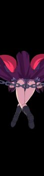 1girl akaga_hirotaka animated animated_gif arcana_heart arcana_heart_3 game_cg official_art red_eyes red_hair scharlachrot short_shorts shorts