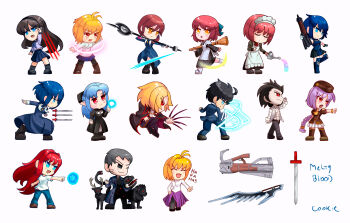 4boys 6+girls ahoge aozaki_aoko apron arcueid_brunestud asagami_private_girls_acadamy_uniform atlas_academy_uniform black_bow black_hair black_keys_(type-moon) blonde_hair blue_eyes blue_hair bow brown_hair brown_kimono cape capelet chibi ciel_(tsukihime) closed_eyes coat commentary cookieokami deer dual_persona energy_ball english_commentary everyone evil_grin evil_smile fingernails grey_eyes grey_hair grin gun hair_bow hair_intakes hair_slicked_back hairband highres hisui_(tsukihime) holding holding_weapon japanese_clothes jewelry kimono kohaku_(tsukihime) laughing len_(tsukihime) lion long_hair maid maid_apron maid_headdress melty_blood melty_blood:_type_lumina michael_roa_valdamjong miniskirt monster multiple_boys multiple_girls mystic_eyes_of_death_perception necklace night_of_wallachia noel_(tsukihime) nrvnqsr_chaos nun official_alternate_costume one_eye_closed open_clothes open_coat open_shirt pantyhose pink_hair polearm powered_ciel purple_hair red_arcueid red_eyes red_hair rifle school_uniform seventh_holy_scripture sharp_fingernails shirt short_hair siblings side_ponytail side_slit sion_eltnam_(type-moon) sion_eltnam_atlasia sion_tatari sisters skirt slashing smile snake souya_high_school_uniform step-siblings sweater teapot tohno_akiha tohno_shiki tsukihime tsukihime_(remake) tunic turtleneck turtleneck_sweater twins vampire weapon white_shirt white_sweater wing_collar yellow_eyes