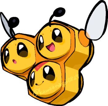 Rule 34 | :d, :o, antennae, chibi, chibi only, closed mouth, combee, commentary request, full body, gen 4 pokemon, insect wings, kawaanago, lowres, nintendo, no humans, open mouth, pokemon, pokemon (creature), pokemon focus, smile, transparent background, twitter username, wings