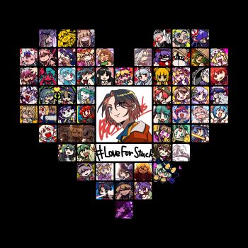 6+girls akatsuki_records alice_margatroid antennae black_hair blunt_bangs bow brown_hair cirno clownpiece doremy_sweet drill_hair eyewear_on_head front_ponytail fujiwara_no_mokou green_eyes green_hair hakurei_reimu haniyasushin_keiki hat hata_no_kokoro hecatia_lapislazuli heterochromia highres hijiri_byakuren himemushi_momoyo hinanawi_tenshi holding holding_umbrella horikawa_raiko houjuu_nue houraisan_kaguya ibaraki_douji&#039;s_arm ibaraki_kasen ibuki_suika izayoi_sakuya joutouguu_mayumi kagiyama_hina kaku_seiga kasodani_kyouko kazami_yuuka kijin_seija kirisame_marisa komeiji_koishi komeiji_satori konngara_(touhou) kudamaki_tsukasa long_hair looking_at_viewer looking_back maribel_hearn matara_okina mima_(touhou) moriya_suwako multiple_drawing_challenge multiple_girls nishida_satono open_mouth portrait purple_hair red_bow red_eyes red_hair remilia_scarlet rumia sariel_(touhou) sekibanki sharp_teeth short_hair shouki_desu smile son_biten tatara_kogasa teeth teireida_mai tenkajin_chiyari touhou touhou_(pc-98) toutetsu_yuuma tsukumo_benben tsukumo_yatsuhashi umbrella underworld_(ornament) usami_renko v white_hair white_hat wriggle_nightbug yagokoro_eirin yakumo_yukari yomotsu_hisami yorigami_jo&#039;on yorigami_shion