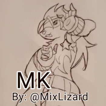 digimon digimon_(creature) fang highres mask mixlizard smile star_(symbol) wolvermon