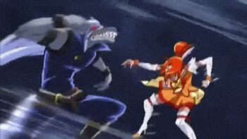 10s 1boy 1girl angry animated animated_gif bike_shorts boots bow bowtie brooch choker clenched_hand cure_sunny dress epic fighting fire glowing glowing_eyes hair_bun hino_akane_(smile_precure!) jewelry long_hair lowres magical_girl orange_dress orange_eyes orange_hair pants precure red_eyes rock saliva sharp_teeth short_hair shorts shorts_under_skirt single_hair_bun skirt smile_precure! teeth thigh_boots thighhighs werewolf white_hair white_thighhighs wolfrun