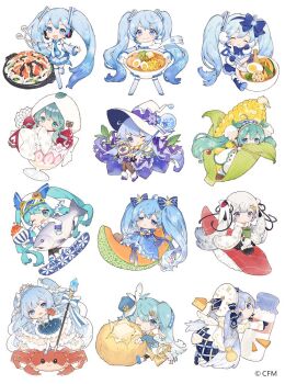 6+girls :3 ahoge angel_wings animal animal_on_shoulder aqua_eyes aqua_hair baked_potato band_uniform bare_shoulders beamed_eighth_notes beret black_legwear black_ribbon black_skirt blue_bow blue_bowtie blue_coat blue_dress blue_eyes blue_hair blue_headwear blue_jacket blue_legwear blue_mittens blue_necktie blue_ribbon blue_skirt boots bottle bow bowl bowtie butter button_eyes buttons cake cantaloupe cheek_press cheese chibi cloak clock_print closed_eyes closed_mouth coat commentary corn crab crab_on_shoulder crystal cup curtsey detached_sleeves dress earmuffs egg eighth_note epaulettes fish fish_(food) flower food food_focus fortissimo french_horn frilled_dress frills fruit fur-trimmed_coat fur-trimmed_legwear fur_trim gem goggles grin hair_bow hair_flower hair_ornament hair_ribbon hairband hairclip half-closed_eyes hand_on_own_cheek hand_on_own_face hand_to_own_mouth hands_on_own_stomach happy hat hat_bow hat_feather hat_ornament hatsune_miku headphones headset hiding hokkaido holding holding_bottle holding_bowl holding_cup holding_staff holding_tongs holding_wand hood hood_up hooded_kimono hoop_skirt horiizumi_inko hugging_object ikura_(food) instrument jacket jam japanese_clothes jingisukan_(food) kimono koropokkuru large_hat layered_dress leaf leg_up light_blue_hair light_blush long_hair looking_at_viewer looking_to_the_side lotus_root lying magical_girl melon milk_bottle mini_hat mini_person mini_shako_cap minigirl miniskirt mittens multiple_girls multiple_persona musical_note musical_note_hair_ornament musical_note_print musical_staff necktie nigirizushi noodles official_art okobo on_stomach one_eye_closed open_mouth owl_hat own_hands_together pantyhose parfait pink_flower platform_sandals pleated_skirt pom_pom_(clothes) pouch princess puffy_detached_sleeves puffy_sleeves purple_bow purple_bowtie purple_ribbon ramen ribbon rice_bowl roe roman_numeral sandals scarf seiza shako_cap shiromuku shirt silver_legwear silver_skirt silver_sleeves sitting ski_goggles skirt sleeveless sleeveless_shirt sleeves_past_fingers sleeves_past_wrists smile snow_globe snowbell_(flower) snowboard snowflake_hat_ornament snowflake_print spring_onion squash staff standing standing_on_animal standing_on_one_leg star_(symbol) star_hair_ornament strapless strapless_dress strawberry strawberry_shortcake striped_ribbon sushi tabi tassel teacup thighhighs tiara tongs tuna twintails uchikake v-shaped_eyebrows vegetable very_long_hair vocaloid wand wavy_hair white_background white_cloak white_footwear white_hair white_headwear white_kimono white_mittens white_ribbon white_scarf white_shirt white_skirt white_sleeves wide_sleeves wings witch_hat yuki_miku yuki_miku_(2010) yuki_miku_(2011) yuki_miku_(2012) yuki_miku_(2013) yuki_miku_(2014) yuki_miku_(2015) yuki_miku_(2016) yuki_miku_(2017) yuki_miku_(2018) yuki_miku_(2019) yuki_miku_(2020) yuki_miku_(2021) yunomi zettai_ryouiki