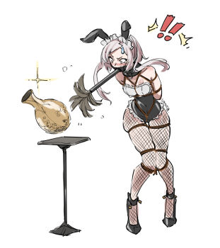 arms_behind_back bdsm bondage bound bound_arms bound_legs bound_wrists collarbone eudetenis female_robin_(fire_emblem) fire_emblem fire_emblem_awakening gag gagged highres maid nintendo restrained shibari