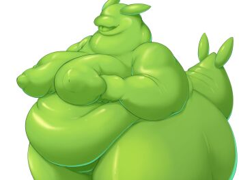 1girl absurdres artist_request blob breasts dragon female_focus furry furry_female highres smile solo