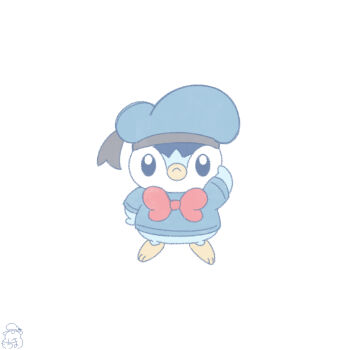 Rule 34 | black eyes, blue shirt, bow, bowtie, clothed pokemon, commentary request, cosplay, disney, donald duck, donald duck (cosplay), frown, full body, gen 4 pokemon, highres, mochimaro (infj oekaki), nintendo, no humans, piplup, pokemon, pokemon (creature), red bow, red bowtie, shirt, simple background, solo