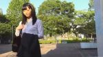 1boy 1girl animated asian black_hair bowing fellatio formal_clothes hetero interview licking looking_at_viewer open_mouth oral outdoors penis photo_(medium) pov smile source_request suit tongue uncensored video walking video