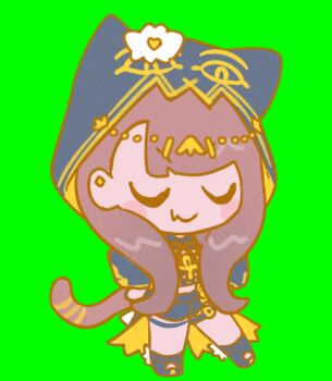 Rule 34 | animal ear hood, animal ears, arknights, blue eyes, cat tail, fake animal ears, flower, hood, namie-kun, pepe (arknights), tail