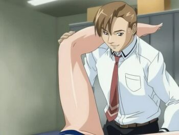 00s 1boy 2005 2girls animated animated_gif ass bible_black bible_black_only breasts breasts_out changing_room clothed_sex grabbing_own_breast holding_legs kobayashi_shinobu large_breasts lying multiple_girls necktie nipples nonogusa_miyuki on_back on_floor one-piece_swimsuit presenting_breasts rape school school_swimsuit sex shirt spread_legs swimsuit tagme walking white_shirt