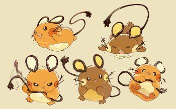 =_= alternate_color animal_focus buck_teeth closed_mouth dedenne gen_6_pokemon highres holding_own_tail newo_(shinra-p) nintendo no_humans open_mouth pokemon pokemon_(creature) pokemon_focus shiny_pokemon simple_background tail teeth upper_teeth_only whiskers