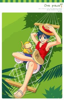 1boy archived_source banana banana_peel black_eyes black_hair blue_shorts bone_print border collarbone commentary_request copyright_name crossed_legs food fruit green_theme hammock hat holding holding_food korean_commentary leaf looking_at_viewer lowres lying male_focus milktea_(aoiexk) monkey monkey_d._luffy on_back on_hammock one_piece open_mouth photoshop_(medium) print_sandals red_vest sandals shade short_hair shorts sitting skull_and_crossbones skull_print solid_eyes solo_focus straw_hat teeth toenails toes tongue upper_teeth_only vest white_border yellow_fur yellow_hat yellow_sandals yellow_tail