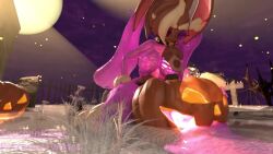 1futa 3d animated artist_name bone bouncing_breasts breasts collar cum ejaculation foodjob full_moon furry furry_female futanari futanari_masturbation gen_4_pokemon glasses graveyard halloween jack-o'-lantern katerseuchen kneeling large_breasts light_rays long_ears lopinna_(katerseuchen) lopunny masturbation moaning moon moonlight night nintendo nipples on_ground outdoors pokemon pokemon_(creature) pumpkin purple-tinted_eyewear rabbit_ears round_eyewear skeleton solo sound spiked_collar spikes tan tanline tinted_eyewear video visible_ribs x-ray