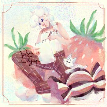 Rule 34 | ambiguous gender, colorful, gender, highres, lynx, no lineart, nonbinary, original, sleepover, sugar cube, tokyo mew mew