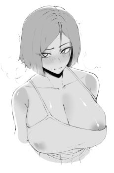 absurdres greyscale highres kugisaki_nobara masoq monochrome non-web_source