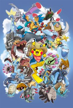 Rule 34 | > <, :3, aerodactyl, amaura, animal focus, anorith, archen, archeops, arctovish, arctozolt, armaldo, artist request, aurorus, bandana, bandana around neck, bastiodon, blue background, blue eyes, blue shirt, brown hat, carracosta, claws, closed eyes, clothed pokemon, commentary, cradily, cranidos, dracovish, dracozolt, english commentary, fangs, gen 1 pokemon, gen 3 pokemon, gen 4 pokemon, gen 5 pokemon, gen 6 pokemon, gen 8 pokemon, green eyes, hat, holding, holding pickaxe, kabuto (pokemon), kabutops, lileep, lower teeth only, mamoswine, nintendo, no humans, official art, omanyte, omastar, one eye closed, open mouth, outline, pickaxe, pokemon, pokemon (creature), pokemon focus, rampardos, red bandana, red eyes, relicanth, sharp teeth, shieldon, shirt, smile, snot, solid circle eyes, spikes, teeth, tentacles, third-party source, tirtouga, tusks, tyrantrum, tyrunt, v-shaped eyes, white outline, yellow eyes