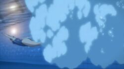 2girls air_bubble animated asphyxiation bikini braid braided_ponytail breasts bubble darker_than_black drowning full_body highres holding_breath kirihara_misaki long_hair medium_breasts multiple_girls partially_submerged pool pool_ladder poolside red_hair single_braid small_breasts sound submerged suou_pavlichenko swimsuit tagme underwater video