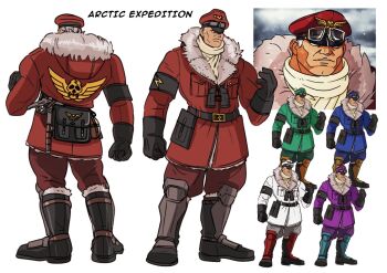 binocular boots cap goggles highres m._bison male_focus pickaxe scarf street_fighter