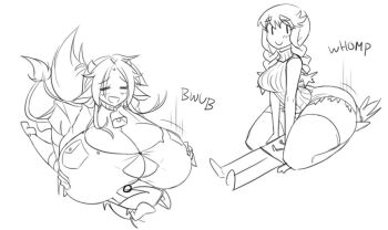 2boys 2girls ass bailey_(ego_trigger) braiding_hair breast_rest breast_smother breasts cleavage cow_horns cow_tail cowbell face_to_breasts gigantic_breasts girl_on_top graph_(graphiteknight) hairdressing horns huge_ass huge_breasts jerry_(ego_trigger) matt_(ego_trigger) mattie_(ego_trigger) multiple_boys multiple_girls original short_shorts shorts sitting sitting_on_face sitting_on_person smother sweater tail thick_thighs thighhighs thighs wide_hips