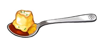 artist_request cheese curry curry_rice food food_focus game_cg garnish nintendo no_humans official_art pokemon pokemon_swsh rice spoon third-party_source transparent_background