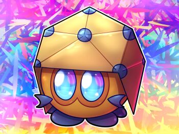 artsymii chibi chibi_only commentary dottler english_commentary full_body gen_8_pokemon nintendo no_humans outline pokemon pokemon_(creature) pokemon_focus solo white_outline